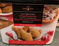 Mängden socker i Pilons de poulets croustillants