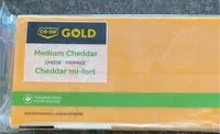 Mängden socker i Medium cheddar cheese
