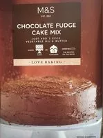 Mängden socker i Chocolate fudge cake mix