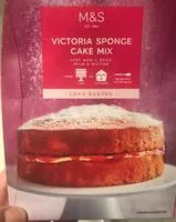 Mängden socker i Victoria Sponge Cake Mix