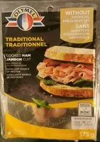 Mängden socker i Jambon cuit traditionnel