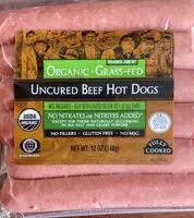 Mängden socker i Uncured beef hot dogs