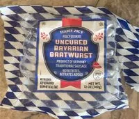Mängden socker i Uncured Bavarian Bratwurst