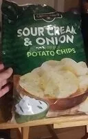 Mängden socker i Sour cream and onion flavored potato chips