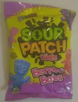 Mängden socker i Sour Patch Kids Berries