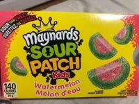 Mängden socker i Watermelon sour patch kids
