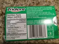 Mängden socker i Spearmint • menthe verte