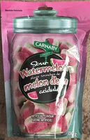 Mängden socker i Sour Watermelon Slices Candy