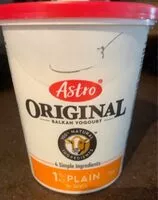 Mängden socker i 1% plain yogurt