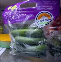 Mängden socker i Mini cucumbers