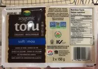 Mängden socker i Tofu organic