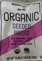 Mängden socker i Organic seeded bread