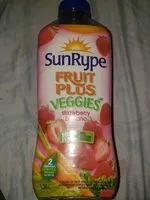 Mängden socker i SunRype Fruit Plus Veggies strawberry banana