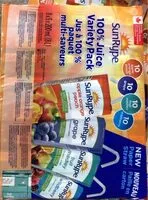 Mängden socker i Sunrype