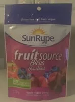 Mängden socker i Apple Mixed Berry fruitsource Bites