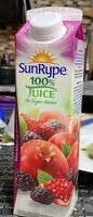 Mängden socker i Sunrype Blackberry Pomegranate