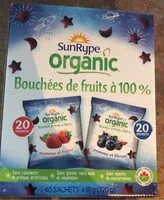 Mängden socker i Bouchées de fruits