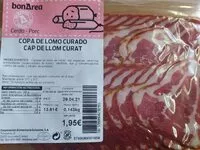 Mängden socker i Copa de lomo curado