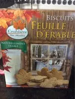Mängden socker i Biscuits Feuille Erable
