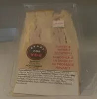 Mängden socker i Turkey & Havarti Sandwich