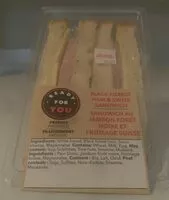 Mängden socker i Black Forest Ham & Swiss Sandwich