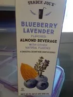 Mängden socker i Blueberry lavender flavored almond beverage