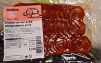 Mängden socker i Chorizo serrano extra