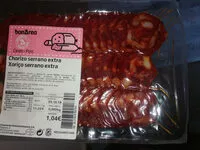 Mängden socker i Chorizo serrano extra