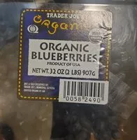 Mängden socker i Organic Blueberries