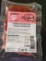 Mängden socker i Chorizo barbacoa