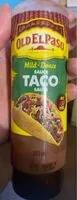 Mängden socker i Mild Taco Sauce