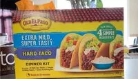 Mängden socker i Hard taco