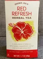 Mängden socker i Red Refresh Herbal Tea