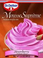 Mängden socker i Strawberry mousse