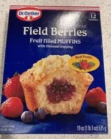 Mängden socker i Field Berries Fruit Filled Muffins