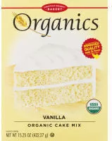 Mängden socker i Organic vanilla cake mix