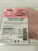 Mängden socker i Jamón cocido