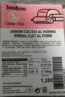 Mängden socker i Jamón cocido al horno