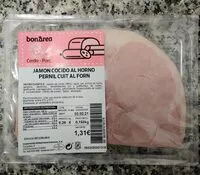 Mängden socker i Jamón cocido al horno