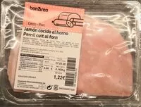 Mängden socker i Jamón cocido al horno