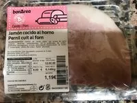 Mängden socker i Jamón cocido al horno