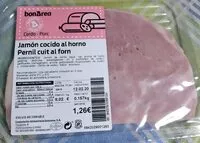 Mängden socker i Jamón cocido al horno