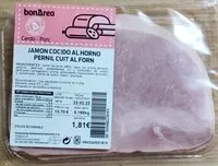 Mängden socker i Jamón cocido al horno
