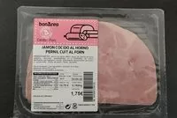 Mängden socker i Jamón cocido al horno