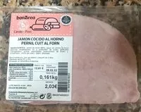 Mängden socker i Jamón cocido al horno