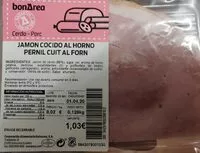 Mängden socker i Jamón cocido al horno