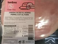 Mängden socker i Jamón cocido al horno
