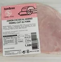 Mängden socker i Jamón cocido al horno