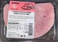 Mängden socker i Jamon cocido al horno