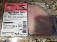 Mängden socker i Jamon cocido al horno
